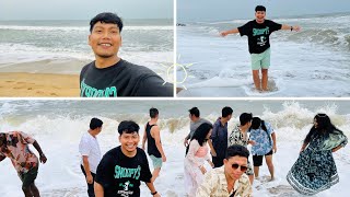 Tini Mahabalipuram beach 🏖️ ooh aram nangkha ￼ Mahabalipuramvlog [upl. by Ibrahim]