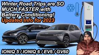 Ioniq 56 Battery Conditioning Guide for the Fastest DC Fast Charging in Winter [upl. by Kinghorn]