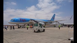 TUI Boeing 757 GOOBE departs Boa Vista flight TOM611  Saturday 12th May 2018 [upl. by Koeppel363]