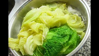 Wirsinggemüse zubereiten Rezept Video  How to prepare Savoy Cabbage [upl. by Remlap]