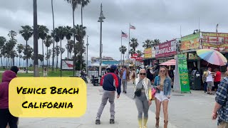 4K Venice Beach ￼California Walking Tour ￼ [upl. by Natfa]