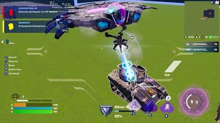 The First Tank VS UFO in Fortnite [upl. by Selima]