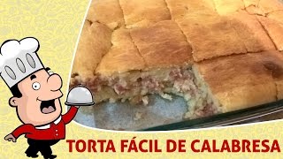 Como Fazer  Torta Fácil de Calabresa [upl. by Niple297]