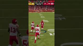 Best Juke moves on madden require no buttons 75 yard Touchdown ps5 explore football gaming [upl. by Joye]