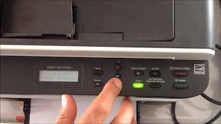 Impresora Multifuncional Brother DCP1617NW Toner Reset Anuncio Toner Agotado [upl. by Melas]