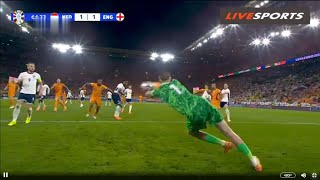 Jordan Pickford Save vs Netherlands Vs England  Euro 2024 Highlights  Netherlands 12 England [upl. by Carol-Jean902]