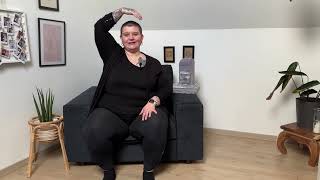 10 Min Yoga bei Kopfschmerzen im Sitzen mit Anne  Tag 28  31 Tage Plus Size Yoga Journey [upl. by Akinej]