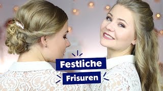 Festliche Frisuren selber machen I DominoKati [upl. by Sims701]