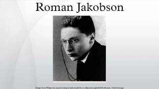 Roman Jakobson [upl. by Close]