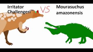 BRS4 Irritator Vs Mourasuchus [upl. by Minna]