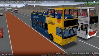 Omsi bus danger driving 61 ADL 400  DAF SB220 Mad Driving on A38 Aston Expressway 巴士遊戲 危險駕駛 [upl. by Kester120]