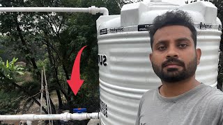 600 Ltr Water Tank Installation 🎽  বাড়ির ছাঁদে জলের ট্যাঙ্ক লাগানো হল [upl. by Bendite]