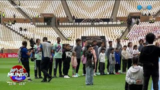 Así se preparó Lali para cantar el Himno en La Final Backstage exclusivo  Por el Mundo Mundial [upl. by Sallyanne]