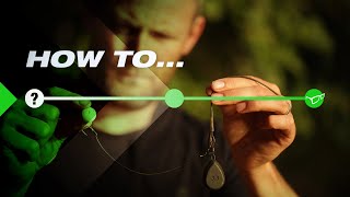 How To Tie Darrell Pecks Simple Wafter Rig  Korda Carp Fishing [upl. by Mitchiner]