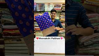 ❤️Meenakshi Paithani💖 The Best Karbharin Silk Sarees Collection  Booking no 8308414222📱✅ [upl. by Seni564]