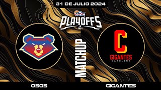 Osos de Manatí vs Gigantes de Carolina  Juego 1 Semifinal  BSN2024 [upl. by Asle]