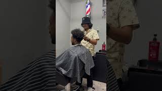 Cara Potong rambut keriting papua 💇‍♂️ trending potongrambut [upl. by Turino89]