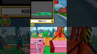 2 Disney Games Phineas and Ferb  Phineas and Ferb Ride Again Gameplay Nintendo DS [upl. by Shulock332]