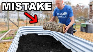 How to FILL Raised Garden Beds CHEAP and EASY [upl. by Ellainad]