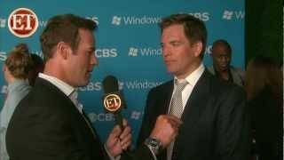 ET  Cote de Pablo Pauley Perrette and Michael Weatherly at the CBS Fall Party 2012 [upl. by Caria32]