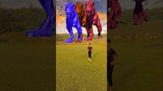 Big dinosaur chaseTRexe chasing part shorts dinosaur youtube dinosaurs superman video vfx [upl. by Bradski169]