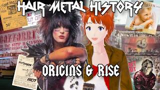 The Origins amp Rise of Glam Metal 【Episode 1 of 3 of HAIR METAL HISTORY】 [upl. by Harrus551]