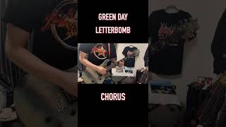 Letterbomb quotChorusquot shorts guitarcover greenday americanidiot 20thanniversary guitar [upl. by Oira]