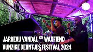 Jarreau Vandal B2B Waxfiend  Vunzige Deuntjes Festival 2024  Amsterdam  Eclectic stage by Stewww [upl. by Diao]