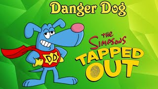 The Simpsons Tapped Out Danger Dog premium unlock [upl. by Melda]