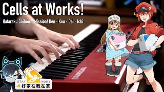 Hataraku Saibou Opening Cells at Works Piano Cover｜SLSMusic [upl. by Aldo]