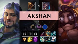 Akshan Top vs Udyr Triple Kill Legendary  EUW Master Patch 1423 [upl. by Akerehs]