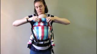 How to Front Carry in a Manduca Baby Carrier [upl. by Langley637]