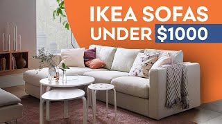 5 Best IKEA Sofas Under 1000  Sofa Shopping on a BUDGET [upl. by Anasor]