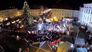 Weihnachtstour mdr Sachsenspiegel zu Gast auf dem Großenhainer Weihnachtsmarkt am 10122014 [upl. by Brunk]