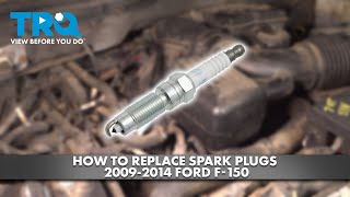 How to Replace Spark Plugs 20092014 Ford F150 [upl. by Elnukeda]