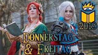 Bellajus ConVlog LBM 2019 Donnerstag amp Freitag  The Witcher Time [upl. by Notsirhc]