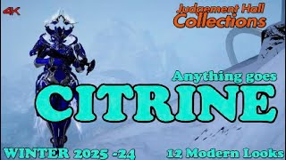 Citrine Fashion frame Warframe Winter 2025 24 ArtFashion [upl. by Epilif354]