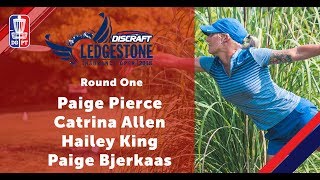 Round One Ledgestone Insurance Open FPO  Pierce Allen Bjerkaas amp King [upl. by Cacilie]