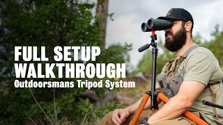 Outdoorsmans Tripod Heads  Full Setup and Walkthrough [upl. by Enitsuj528]