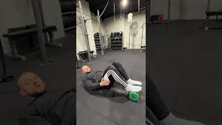 Hamstring Glute Bridge on Roller [upl. by Darda]