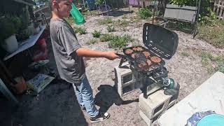 Ziggy working the BBQ July 4 2024 part 1 [upl. by Mina]