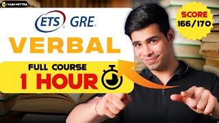 GRE VERBAL FULL COURSE IN 1 HOUR GRE Verbal in 60 minutes [upl. by Lew463]