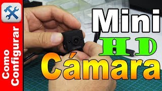 Micro Cámara HD Quelima SQ12 Review en Español  Comoconfigurar [upl. by Orual497]