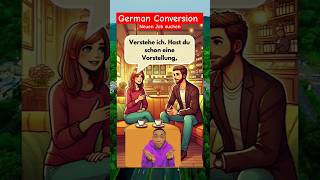 German Conversion Neuen Job suchen Deutsch lernen mit einer realen Konversation 💼deutsch shorts [upl. by Redvers]