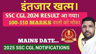 RESULTS ANNOUNCMENT OF SSC CGL2024 [upl. by Valle]