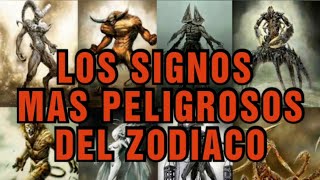 RANKING DE LOS SIGNOS MAS PELIGROSOS DEL ZODIACO 😨 [upl. by Louls]