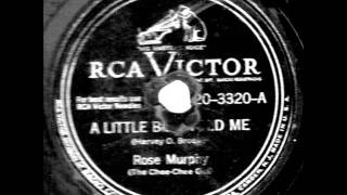 A Little Bird Told Me by Rose Murphy on 1947 RCA Victor 78 [upl. by Herzig]