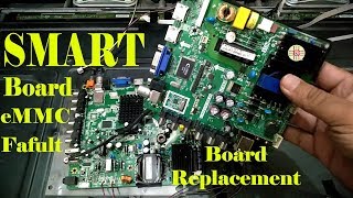 Smart LED TV Logic Board EMMC Fault and Main Board Replacement with NonSmart Detail in UrduHindi [upl. by France188]