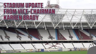 NEW STADIUM Update from ViceChairman Karren Brady [upl. by Cyril]