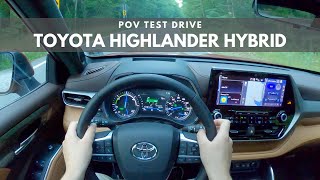 2020 Toyota Highlander  POV Test Drive [upl. by Frey]